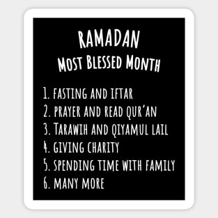 Ramadan Blessed Month Muslim Islamic Ramadhan Eid al Fitr Sticker